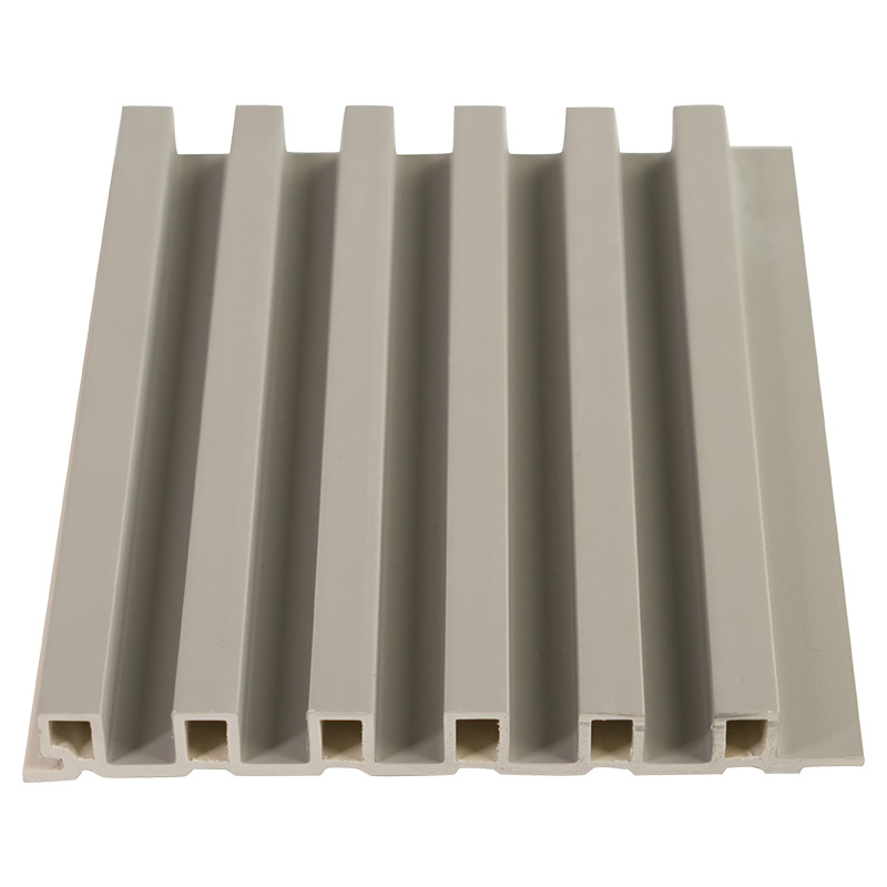 Latitudo 158mm Crassitudo 17mm PVC Wood-Plastic Composita Wall Panel Grille