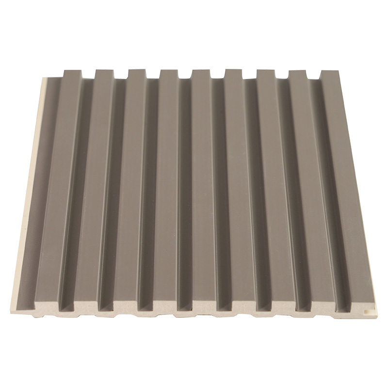Latitudo 150mm Crassitudo 8mm Slotted Decorative Solidus PVC Grille Panel